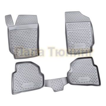Коврики в салон полиуретан 4 штуки на седан Autofamily для Volkswagen Polo 2010-2019 Коврики в салон полиуретан 4 штуки на седан Autofamily для Volkswagen Polo 2010-2019