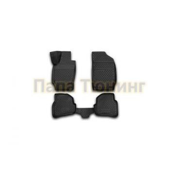 Коврики в салон передние полиуретан 2 штуки на седан Autofamily для Volkswagen Polo 2010-2019 Коврики в салон передние полиуретан 2 штуки на седан Autofamily для Volkswagen Polo 2010-2019