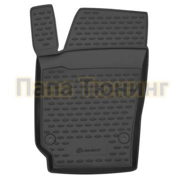 Коврик в салон передний левый полиуретан 1 штука на седан Autofamily для Volkswagen Polo 2010-2019 Коврик в салон передний левый полиуретан 1 штука на седан Autofamily для Volkswagen Polo 2010-2019