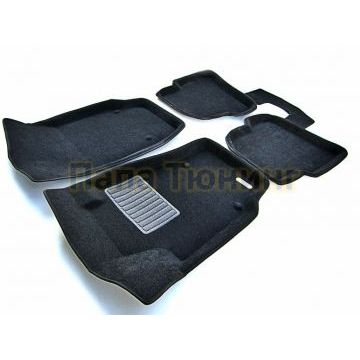 Коврики текстильные 3D Euromat чёрные Original Business для Volkswagen Polo 5 2009-2019 Коврики текстильные 3D Euromat чёрные Original Business для Volkswagen Polo 5 2009-2019