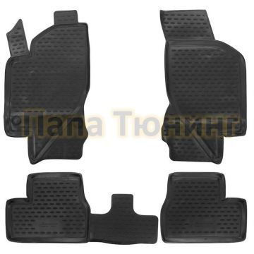 Коврики в салон полиуретан 4 штуки Autofamily для Lada Granta 2011- Коврики в салон полиуретан 4 штуки Autofamily для Lada Granta 2011-