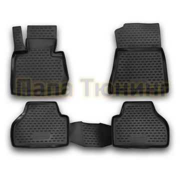 Коврики в салон полиуретан 4 штуки Autofamily для BMW X3 2010- Коврики в салон полиуретан 4 штуки Autofamily для BMW X3 2010-
