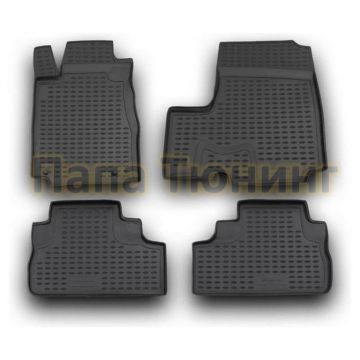 Коврики в салон полиуретан 4 штуки с сабвуфером Autofamily для Honda CR-V 2007-2012 Коврики в салон полиуретан 4 штуки с сабвуфером Autofamily для Honda CR-V 2007-2012