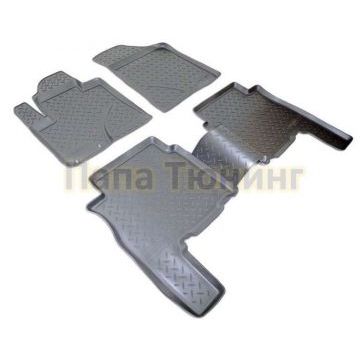Коврики в салон Norplast полиуретан чёрные для Hyundai Santa Fe 2010-2012 Коврики в салон Norplast полиуретан чёрные для Hyundai Santa Fe 2010-2012