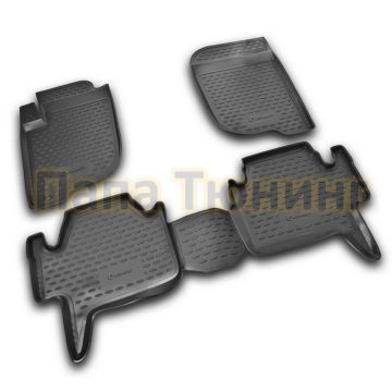 Коврики в салон полиуретан 4 штуки Autofamily для Mitsubishi Pajero Sport 2008-2016 Коврики в салон полиуретан 4 штуки Autofamily для Mitsubishi Pajero Sport 2008-2016