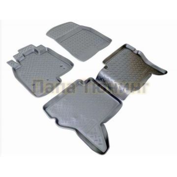 Коврики в салон Norplast полиуретан чёрные для Mitsubishi Pajero 4 2006- Коврики в салон Norplast полиуретан чёрные для Mitsubishi Pajero 4 2006-