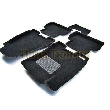 Коврики текстильные 3D Euromat чёрные Original Lux для Nissan X-Trail T31 2007-2015 Коврики текстильные 3D Euromat чёрные Original Lux для Nissan X-Trail T31 2007-2015