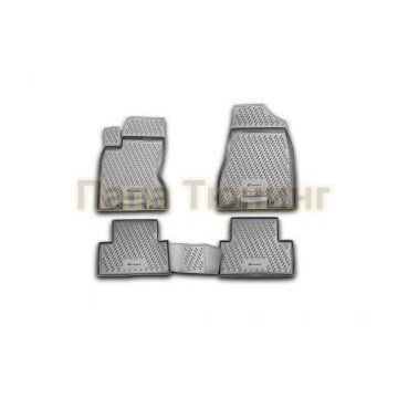 Коврики в салон полиуретан серые 4 штуки Autofamily для Nissan X-Trail T31 2007-2015 Коврики в салон полиуретан серые 4 штуки Autofamily для Nissan X-Trail T31 2007-2015