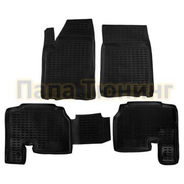 Коврики в салон полиуретан 4 штуки Autofamily для SsangYong Actyon 2006-2010 Коврики в салон полиуретан 4 штуки Autofamily для SsangYong Actyon 2006-2010