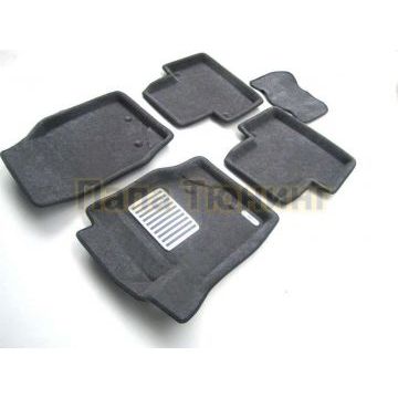 Коврики текстильные 3D Euromat серые Original Lux для Volvo XC90 2006-2014