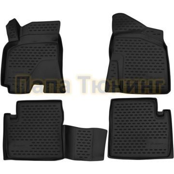 Коврики 3D в салон полиуретан 4 штуки Autofamily для Chery Tiggo 3 2017-