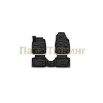Коврики 3D в салон полиуретан 4 штуки Autofamily для Ford Fiesta 2011-2017 Коврики 3D в салон полиуретан 4 штуки Autofamily для Ford Fiesta 2011-2017