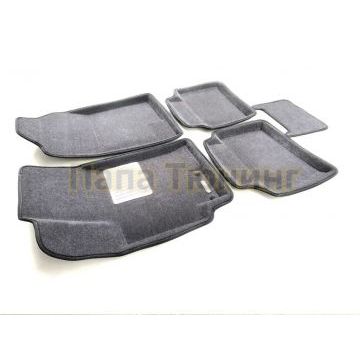 Коврики текстильные 3D Euromat чёрные Original Lux для Hyundai Solaris/Kia Rio 2017-