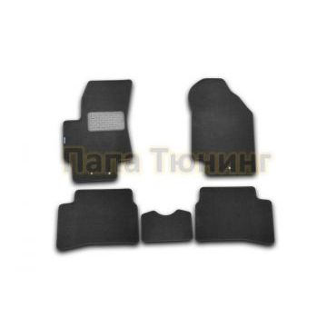 Коврики в салон текстиль 5 штук Autofamily для Kia Rio 2005-2011 Коврики в салон текстиль 5 штук Autofamily для Kia Rio 2005-2011