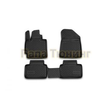 Коврики в салон полиуретан 4 штуки Autofamily для Kia Soul 2014-2019 Коврики в салон полиуретан 4 штуки Autofamily для Kia Soul 2014-2019