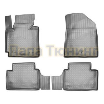 Коврики в салон Norplast полиуретан чёрные для Kia Soul 2014-2019 Коврики в салон Norplast полиуретан чёрные для Kia Soul 2014-2019