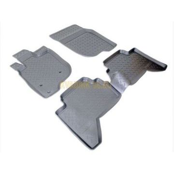 Коврики в салон Norplast полиуретан чёрные для Mitsubishi L200 2006-2015 Коврики в салон Norplast полиуретан чёрные для Mitsubishi L200 2006-2015