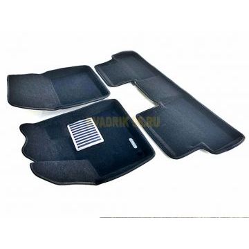 Коврики текстильные 3D Euromat чёрные Original Lux для Nissan Murano Z52 2016-