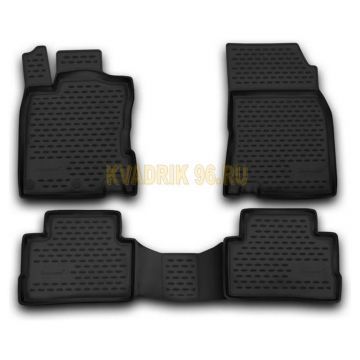 Коврики в салон полиуретан 4 штуки Autofamily для Nissan Qashqai 2014-2019