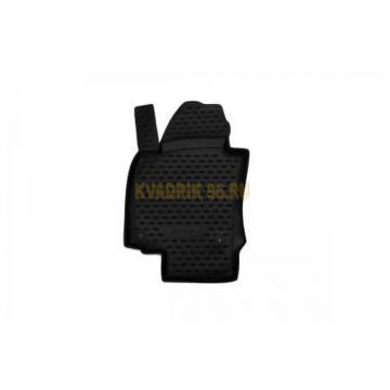 Коврик в салон передний левый полиуретан 1 штука Autofamily для Skoda Octavia A5 2004-2013