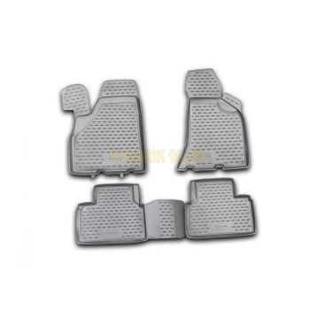 Коврики в салон полиуретан 4 штуки Autofamily для Lada Priora 2010-2018 Коврики в салон полиуретан 4 штуки Autofamily для Lada Priora 2010-2018