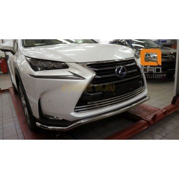 Накладка решётки радиатора нижняя в бампер CAN Otomotiv для Lexus NX-200/200t/300h 2014-2017