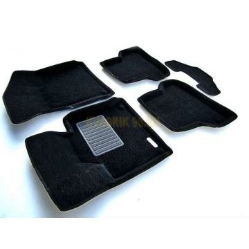 Коврики текстильные 3D Euromat чёрные Original Business для Audi A3 2008-2012
