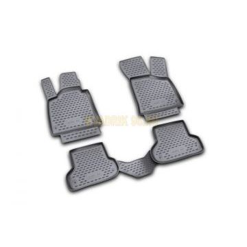 Коврики в салон полиуретан на хетчбек 3 двери 4 штуки Autofamily для Audi A3 2003-2012