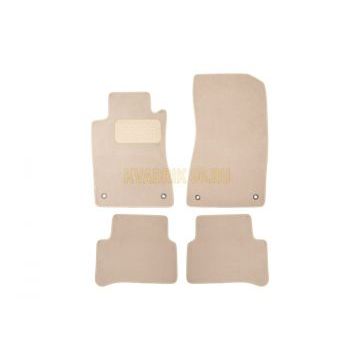 Коврики в салон Klever Premium бежевые 4 штуки на купе с АКПП для Audi A5 2007-2016 Коврики в салон Klever Premium бежевые 4 штуки на купе с АКПП для Audi A5 2007-2016