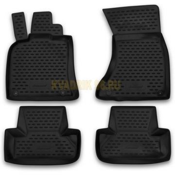 Коврики в салон полиуретан 4 штуки Autofamily для Audi Q5 2008-2016