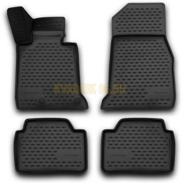 Коврики 3D в салон полиуретан 4 штуки Autofamily для BMW 1 F20/21 2011-