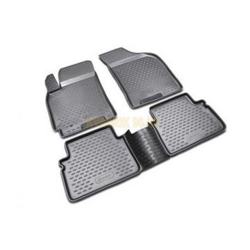 Коврики в салон полиуретан 4 штуки Autofamily для BMW 3 2005-2012