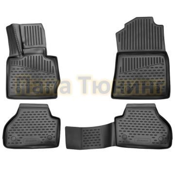 Коврики 3D в салон полиуретан 4 штуки Autofamily для BMW X4 F26 2014-2017