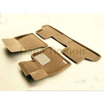 Коврики текстильные 3D Euromat бежевые Original Lux для BMW X5 E70/X6 E71 2006-2014 Коврики текстильные 3D Euromat бежевые Original Lux для BMW X5 E70/X6 E71 2006-2014