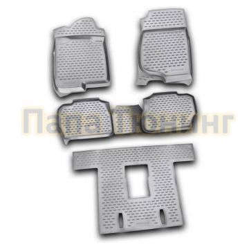 Коврики в салон полиуретан 5 штук Autofamily для Cadillac Escalade 2006-2015 Коврики в салон полиуретан 5 штук Autofamily для Cadillac Escalade 2006-2015