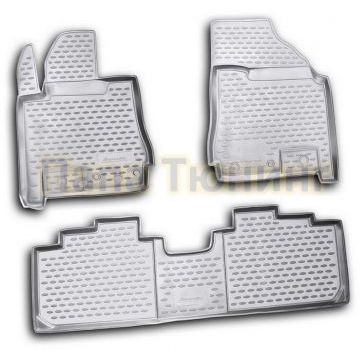 Коврики в салон полиуретан 3 штуки Autofamily для Cadillac SRX 2010-2016 Коврики в салон полиуретан 3 штуки Autofamily для Cadillac SRX 2010-2016