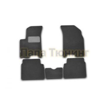 Коврики в салон текстиль 5 штук Autofamily для Chevrolet Aveo 2008-2012 Коврики в салон текстиль 5 штук Autofamily для Chevrolet Aveo 2008-2012