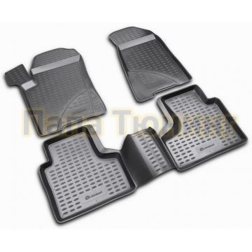 Коврики в салон полиуретан 4 штуки Autofamily для Chevrolet Niva 2002-2008