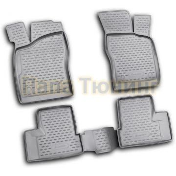 Коврики в салон полиуретан 4 штуки Autofamily для Daewoo Nexia 2008-2016 Коврики в салон полиуретан 4 штуки Autofamily для Daewoo Nexia 2008-2016