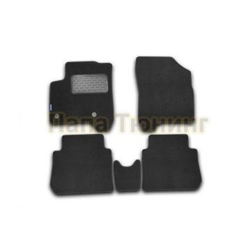 Коврики в салон текстиль 5 штук Autofamily для Citroen C3 Picasso 2009-2017