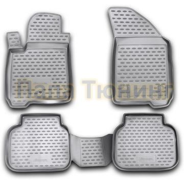 Коврики в салон полиуретан 4 штуки Autofamily для Dodge Journey 2008- Коврики в салон полиуретан 4 штуки Autofamily для Dodge Journey 2008-