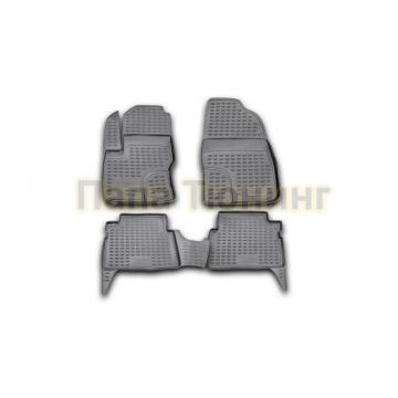 Коврики в салон полиуретан 4 штуки Autofamily для Ford Focus C-Max 2003-2010