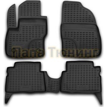 Коврики в салон полиуретан 4 штуки Autofamily для Ford C-Max 2004-2010