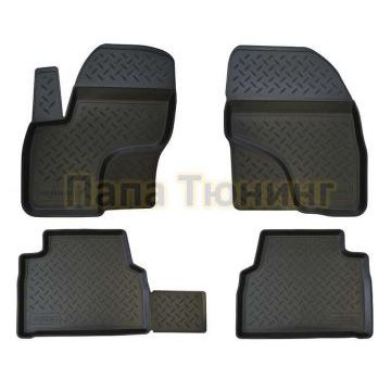 Коврики в салон Norplast полиуретан чёрные для Ford Kuga 2008-2013 Коврики в салон Norplast полиуретан чёрные для Ford Kuga 2008-2013