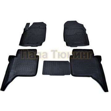 Коврики в салон Norplast полиуретан чёрные для Ford Ranger Double Cab 2012-2015 Коврики в салон Norplast полиуретан чёрные для Ford Ranger Double Cab 2012-2015