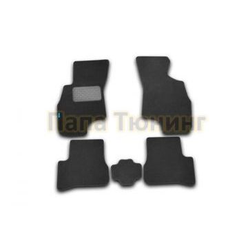 Коврики в салон текстиль 5 штук Autofamily для Hyundai Accent 2000-2006