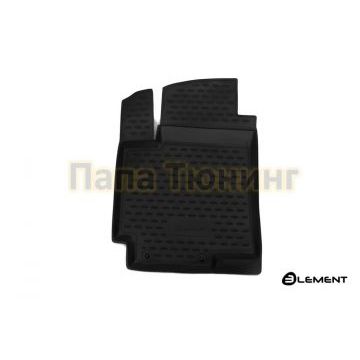 Коврик в салон передний левый полиуретан 1 штука Autofamily для Hyundai Solaris 2010-2014 Коврик в салон передний левый полиуретан 1 штука Autofamily для Hyundai Solaris 2010-2014