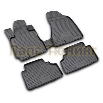 Коврики в салон полиуретан 4 штуки Autofamily для Hyundai Tucson 2004-2010 Коврики в салон полиуретан 4 штуки Autofamily для Hyundai Tucson 2004-2010