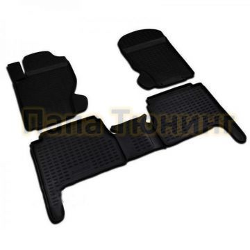 Коврики в салон полиуретан 4 штуки Autofamily для Kia Sorento 2002-2009