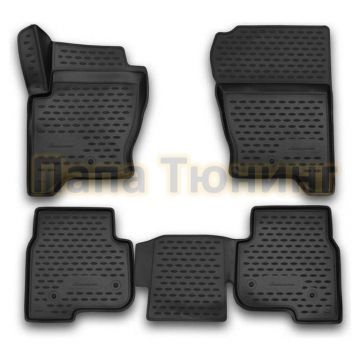 Коврики 3D в салон полиуретан 4 штуки Autofamily для Land Rover Discovery 4 2014-2016 Коврики 3D в салон полиуретан 4 штуки Autofamily для Land Rover Discovery 4 2014-2016